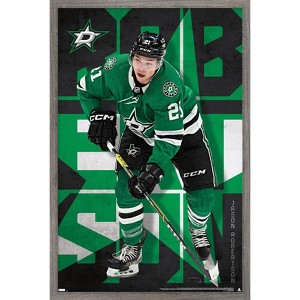 Trends International NHL Dallas Stars - Jason Robertson 23 Framed Wall Poster Prints - 1 of 4