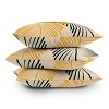 Mirimo Two Palm Leaves Outdoor Throw Pillow Yellow/Cream - Deny Designs - 3 of 3