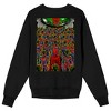 Oblivion Rogue Colorful Character Art Adult Black Crew Neck Long Sleeve Sweatshirt - 2 of 4