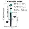 Yescom 24 In Wheel Outdoor Unicycle Adjustable Seat Anti-Skid Pedal Circus Bike for Adults Teenagers Kids, Green - 2 of 4