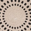 Split P Desi Printed Braided White Trivet Set of 6 - 3 of 4