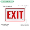 Unique Bargains Aluminum Reflective Rust Free Waterproof Exit Sign 1 Pc - 2 of 4