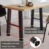 Table Legs Replacement Heavy Duty Square Tube Desk Legs Furniture Legs , Heavy Duty Sturdy Leg,Dining Table Set of 2 - 2 of 4