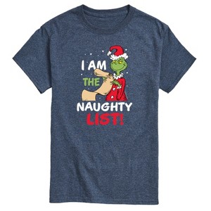 Men's - Dr. Seuss - The Grinch I Am The Naughty List Short Sleeve Graphic T-Shirt - 1 of 4