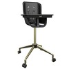 MelO Revel+ High Chair, Modern Design with Dual Trays, Converts for Toddlers, Safe & Easy to Clean – Black/Brushed Brass - 3 of 3