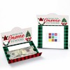 Big Dot of Happiness Red and Green Holiday Gnomes - Christmas Party Money And Gift Card Holders - Set of 8 - 2 of 4