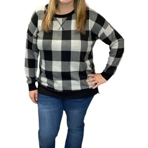 Women's Plaid Weekender Top - honeyme - 1 of 3