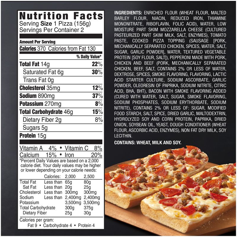 Red Baron Frozen Pizza French Bread 3 Meat - 11oz, 6 of 17