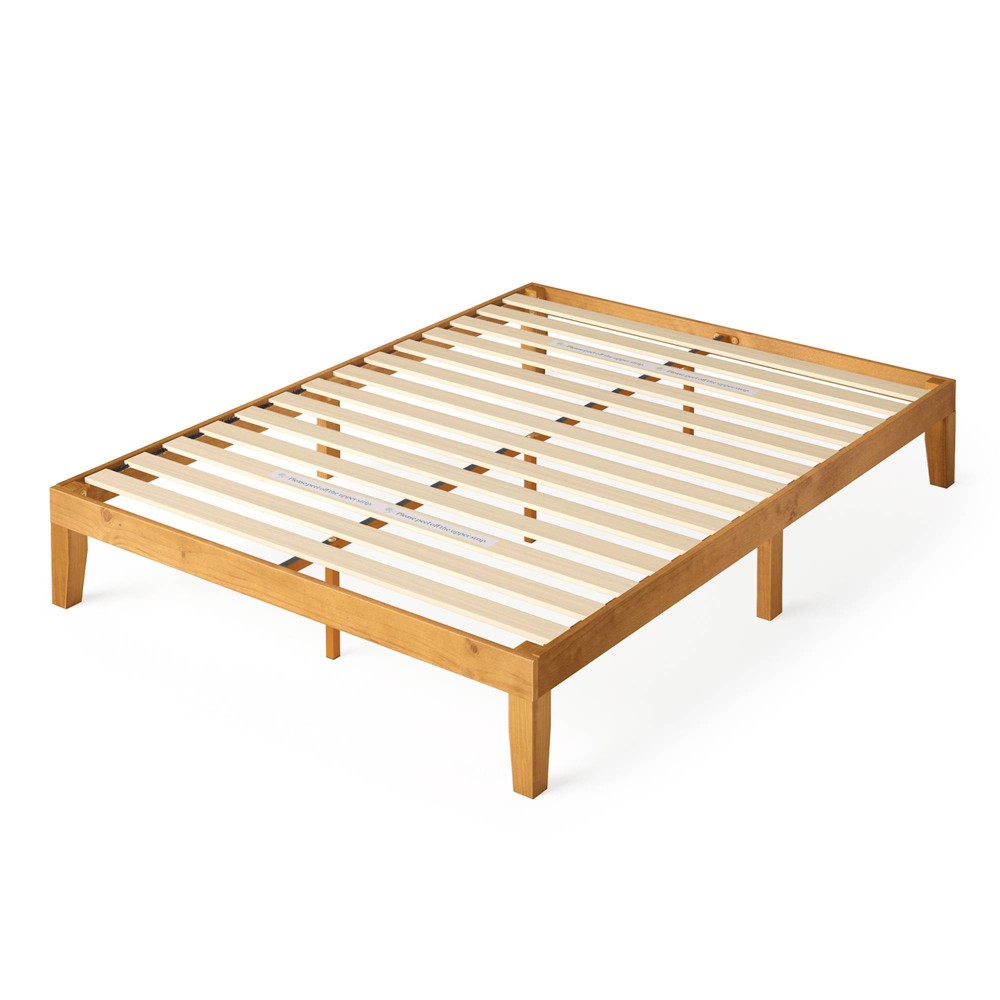 Photos - Bed Zinus Queen Alexia Standard Wood Platform  Frame Natural  