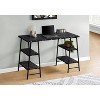 Monarch Specialties Computer Desk Home Office Laptop Storage Shelves 48InchL Work Metal Laminate Black Marble Look Contemporary Modern - 2 of 4