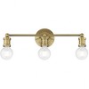 Livex Lighting Lansdale 3 - Light Vanity in  Antique Brass - 4 of 4