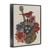 Stupell Industries Nashville Music City Detailed Floral Pattern Guitar Black Framed Giclee Art - 3 of 4