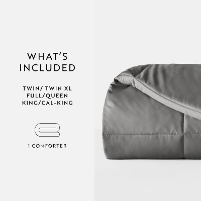 Gray King/California King Down Alternative Comforter