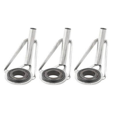 Unique Bargains Angling Fishing Pole Rod Repair Guide Tip 5.12mm Diameter Eyelet 3pcs