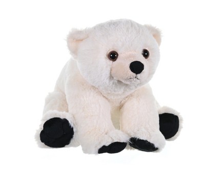 Wild Republic Cuddlekins Polar Bear Cub Stuffed Animal, 12 Inches : Target