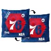 NBA Philadelphia 76ers Firm Density Connector Velvet Reverse Pillow - 3 of 3