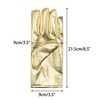 INSPIRE CHIC Women's Metallic Full Finger Wrist Length Gloves - 2 of 4