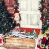 Christmas Area Rug Carpet, Snowflake Tree Washable Runner Carpet for Living Room Kitchen Dining Kids Room Nursery Office, Red - 2 of 4