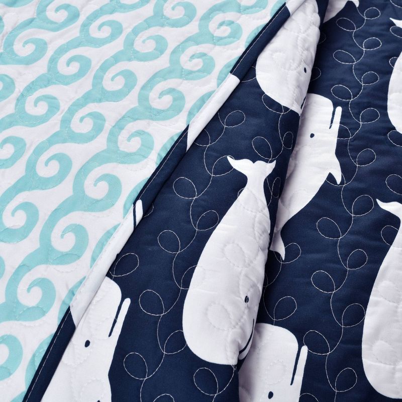 Whale Bedding Set with Whale Throw Pillow - Lush Décor, 5 of 14