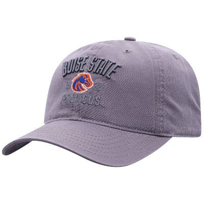 NCAA Boise State Broncos Men's Skill Gray Garment Washed Canvas Hat