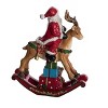 Transpac Light-up Santa on Deer Figurine Multicolor Christmas Tabletop Decor for Indoor Use Gift Giving and Holiday Cheer - 4 of 4