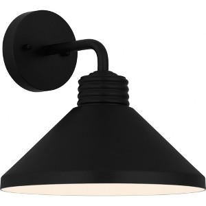 Quoizel Lighting Rencher 1 - Light Sconce in  Matte Black - 1 of 4