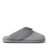 Dearfoams Women's Dahlia Rib Knit Scuff House Shoe Slipper - 3 of 4