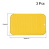 Unique Bargains Dish Drying Mat Set Under Sink Drain Pad Heat Resistant Suitable for Kitchen 2 Pcs - 2 of 4