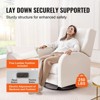 Electronic Power Recliner and Swivel Glider, 250 lbs Weight Capacity Swivel Glider Recliner Chair with USB Port - 4 of 4
