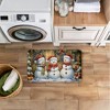 Stupell Industries Rustic Snowman Trio Printed Anti-Fatigue Floor Mat, design by Creative Studio, 30"x18" - 4 of 4