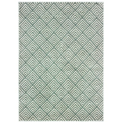 Oriental Weavers Carson 9667C Blue/ Ivory Indoor Area Rug - 6'7" x 9'2"