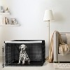 Sweet Jojo Designs Dog Crate Kennel Cover 36in. Boho Hatch Black and White - 2 of 4
