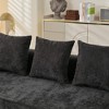 Mocamel Comfy Convertible Folding Mattress Couch - Chenille Floor Sofa Bed with Armrest for Living Room, Bedroom, Studio，beige - 4 of 4