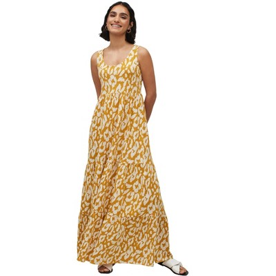 ellos Plus Size Tiered Maxi Dress