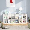 Hommoo 71.6 Inch Tall Narrow Bookcase with 12 Cube White - 3 of 4