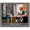 PosterPalooza | Photo Size Textured Black Picture Frame - UV Acrylic, Foam Board Backing, Hanging Hardware - 2 of 4