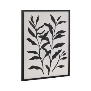 Kate & Laurel All Things Decor 16"x20" Gallery Modern Botanical Matisse Inspired Silhouette Print by The Creative Bunch Studio Black - 1 of 4