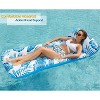 Jasonwell 2-Pack Inflatable Pool Float Loungers, 71"x31", Blue & Green for Adults, Swimming, Lake, Beach & Party Floats - 3 of 4