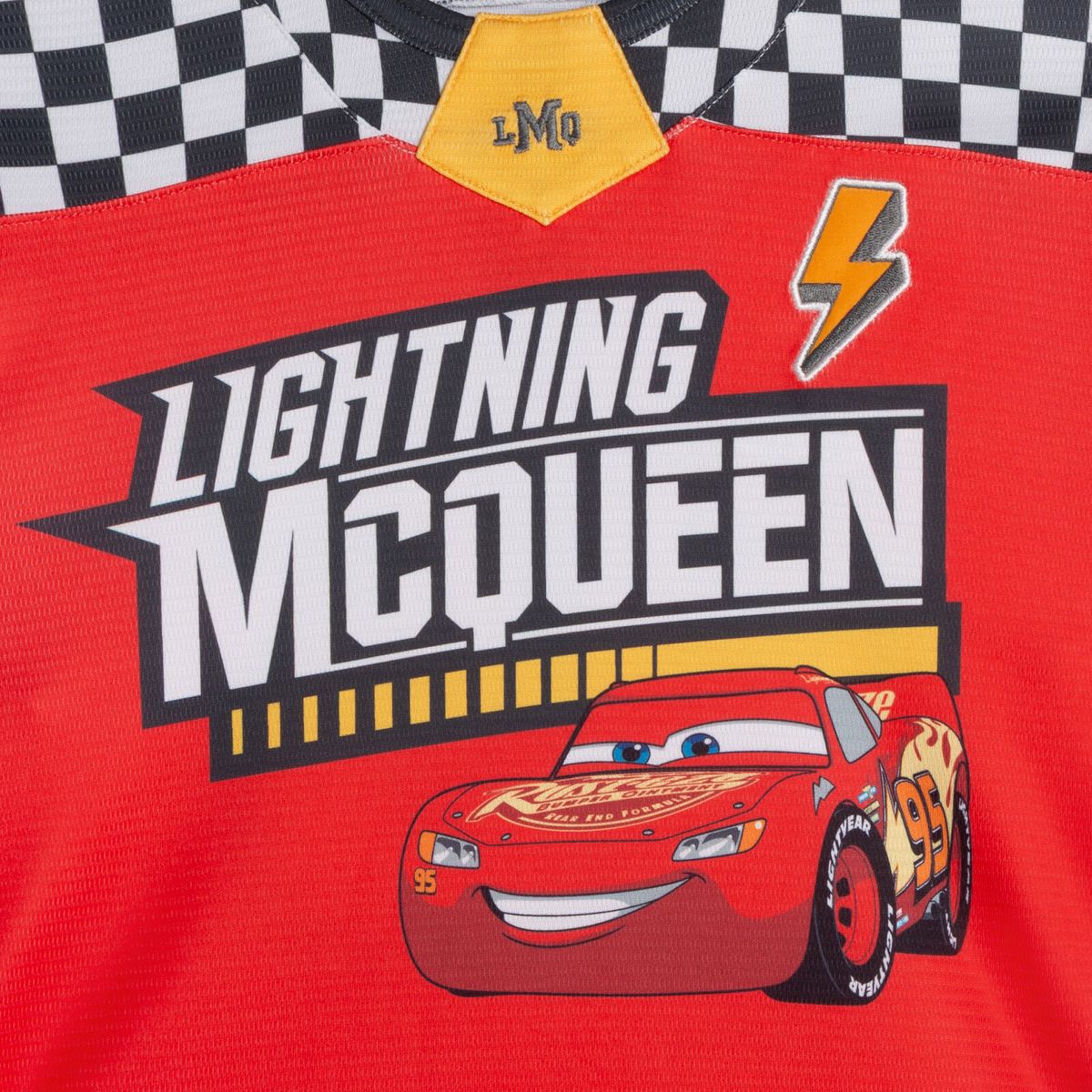 Disney Cars Lightning McQueen Mesh Hockey Jersey Long Sleeve T-Shirt Little Kid to Big Kid - thumbnail 3