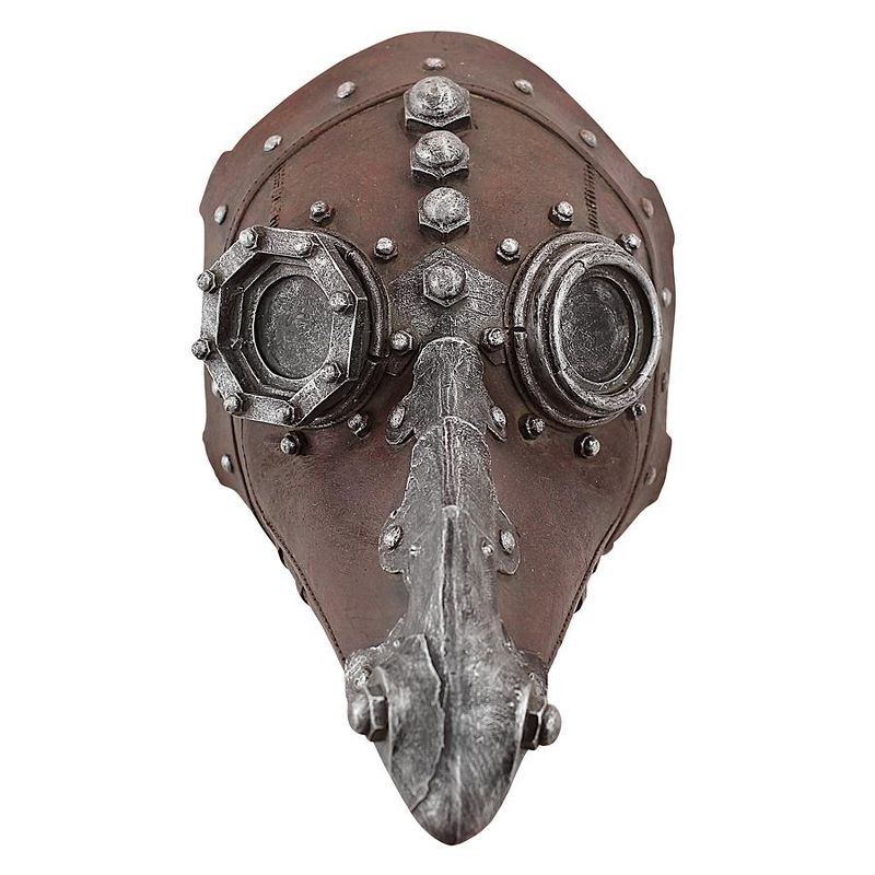 Design Toscano Doctor of Death Steampunk Plague Sculptural Mask: Set of Two, 4 of 7