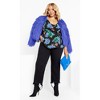Women's Plus Size Charlie Print Top - black | CITY CHIC - 2 of 4