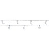 Bella Silver Sterling Silver, Moon and Star Double Strand Anklet - Silver - 9+1 Inch - 2 of 3