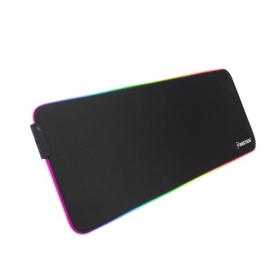 Insten RGB LED Mouse Pad, Extended Large, Smooth Non-Slip Mat for Wired/Wireless Gaming Computer Mouse, Black, 31.5x11.8 inch