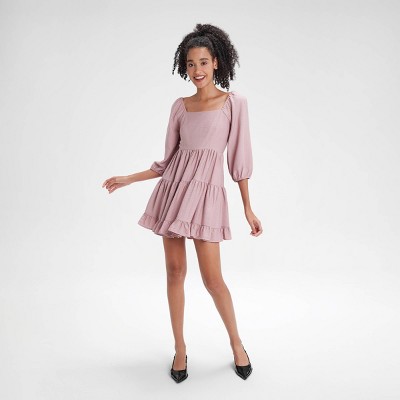 Pink velvet dress retailer target