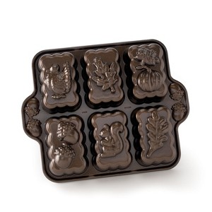 Nordic Ware Harvest Mini Loaf Pan - 1 of 4