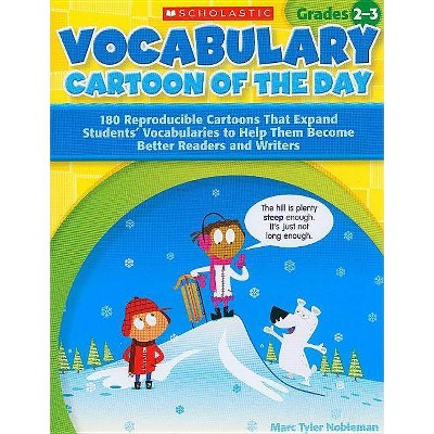 Vocabulary Cartoon of the Day, Grades 2-3 - by  Marc Nobleman (Paperback)