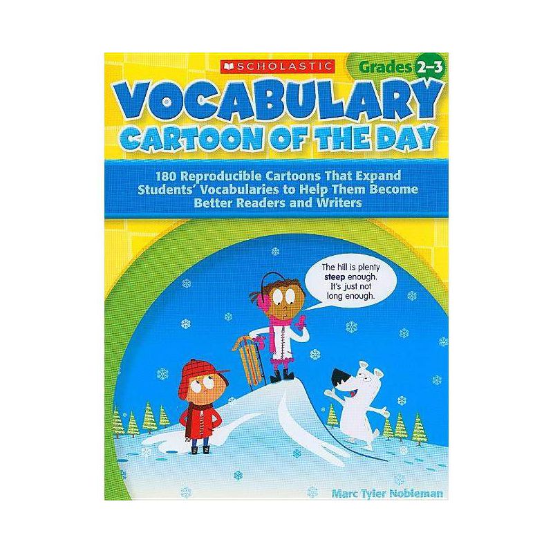 Vocabulary Cartoon of the Day, Grades 2-3 - by  Marc Nobleman (Paperback), 1 of 2