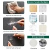 LunaLulinlk 40pcs Self-Adhesive Wall Hooks Heavy Duty Reusable Hangers, Transparent - 3 of 4