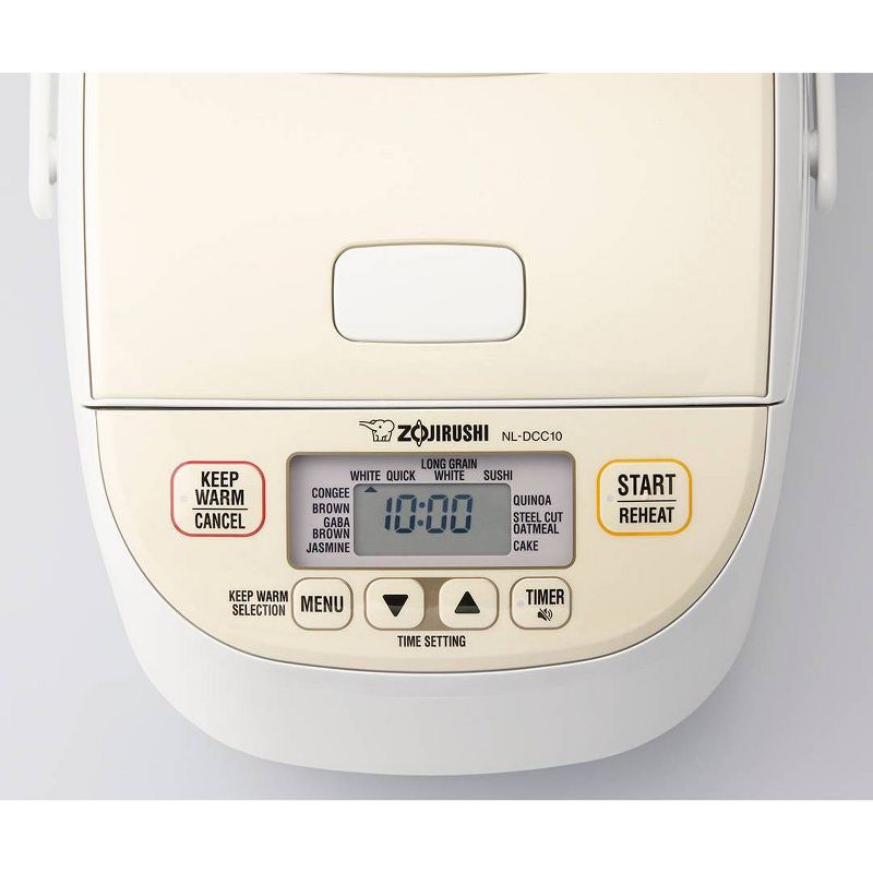 Zojirushi 5.5 Cup Automatic Rice Cooker &#38; Warmer - White - NL-DCC10CP, 3 of 23
