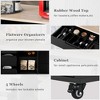 NicBex 8 Drawer Rolling Kitchen Island Cart with 1 Cabinet,Kitchen Island on Wheels with Towel Rack and Spice Rack,Island Table for Kitchen - 2 of 2
